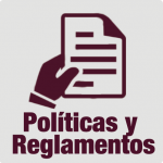 ícono para ver políticas y reglamentos